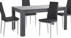 OTTO home Essgruppe »Lynn160/Brooke« Set, 5 Stk. tlg. Tisch mit 4 Stühlen