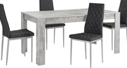 OTTO home Essgruppe »Lynn160/Brooke« Set, 5 Stk. tlg. Tisch mit 4 Stühlen