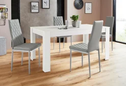 OTTO home Essgruppe »Lynn160/Brooke« Set, 5 Stk. tlg. Tisch mit 4 Stühlen