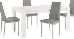 OTTO home Essgruppe »Lynn160/Brooke« Set, 5 Stk. tlg. Tisch mit 4 Stühlen