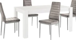 OTTO home Essgruppe »Lynn160/Kate« Set, 5 Stk. tlg. Tisch mit 4 Stühlen