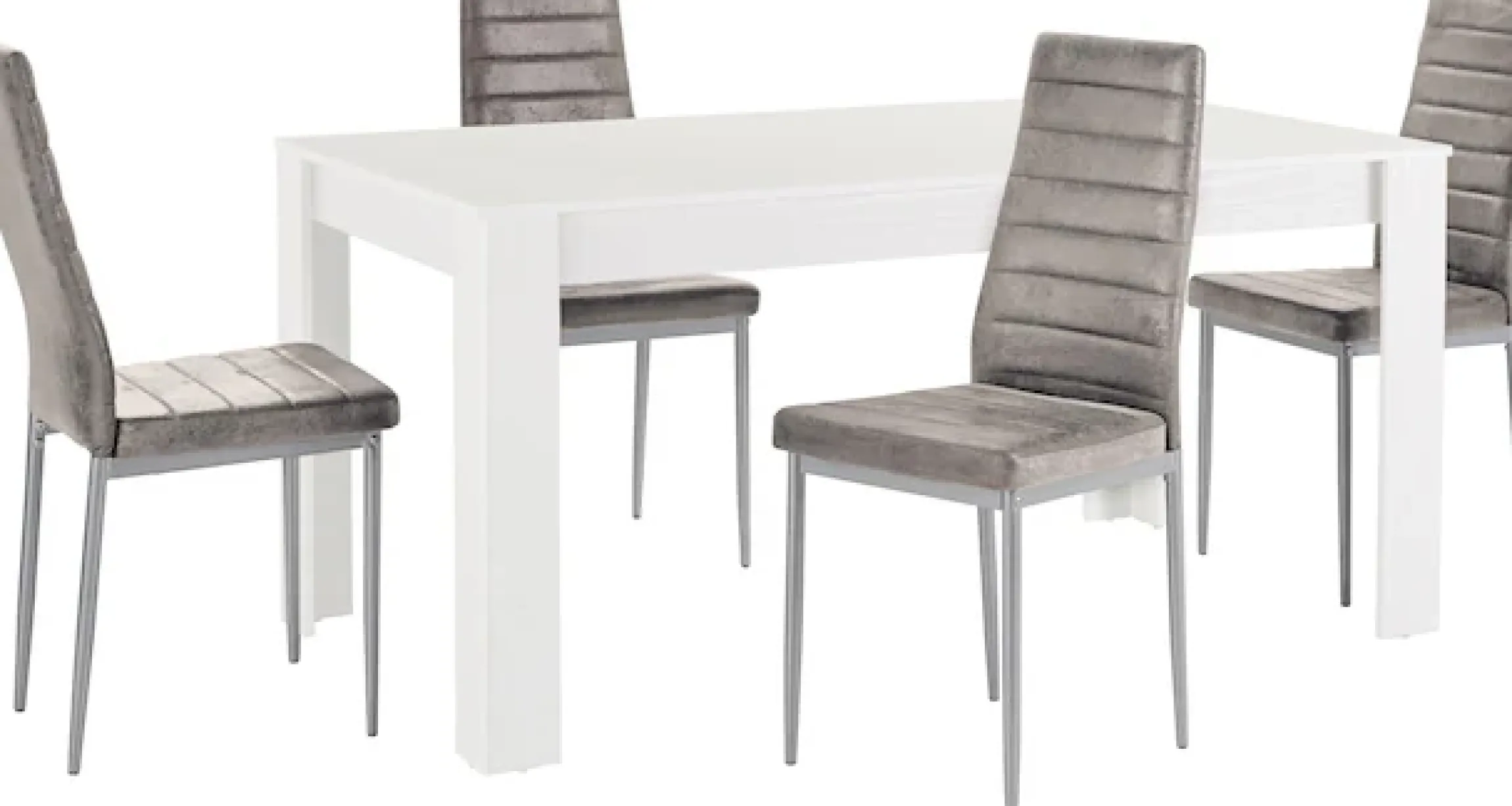 OTTO home Essgruppe »Lynn160/Kate« Set, 5 Stk. tlg. Tisch mit 4 Stühlen