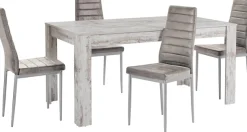 OTTO home Essgruppe »Lynn160/Kate« Set, 5 Stk. tlg. Tisch mit 4 Stühlen