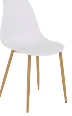 OTTO home Essgruppe »Miller« Set, 5 Stk. tlg. Glastisch mit 4 Stühlen (Kunststoffschale)