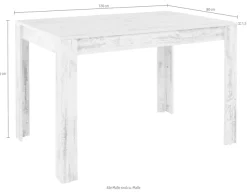 OTTO home Essgruppe »mit Tisch und 4 Stühlen« Set, 5 tlg. Tischbreite 120 cm Esszimmer Set, Tischgruppe
