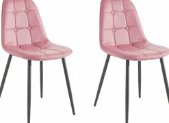 OTTO home Essgruppe Set, 5 Stk. tlg. Esstisch, Breite 120 cm und 4 Esszimmerstühle, Bezug in Kunstleder
