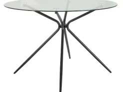 OTTO home Essgruppe »Silvi-Mandy« Set 110 cm,Set: Glastisch 110x110 cm mit 4 Stühlen