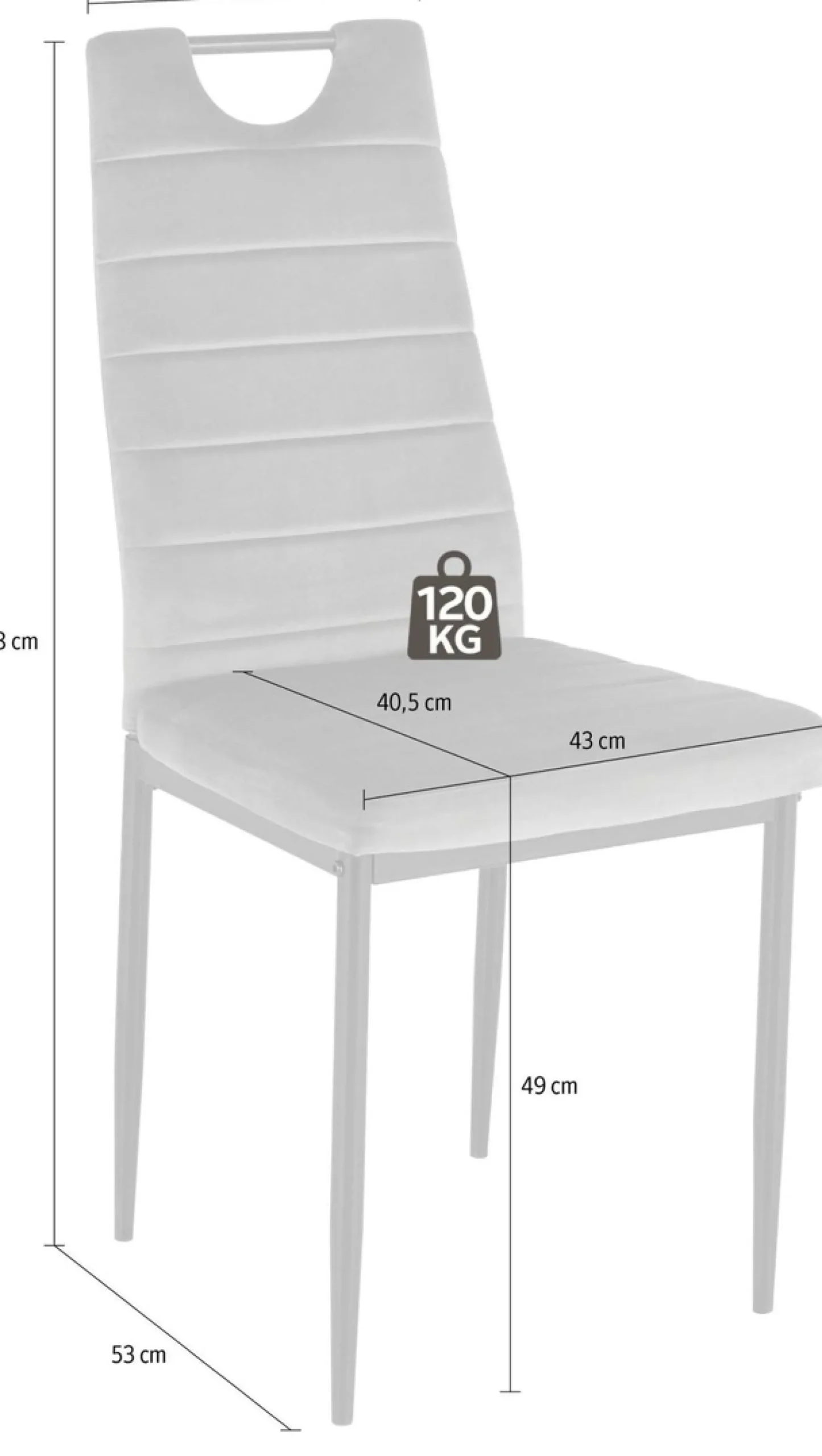 OTTO home Essgruppe »Silvi-Mandy« Set 110 cm,Set: Glastisch 110x110 cm mit 4 Stühlen