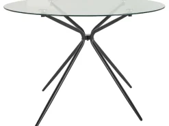 OTTO home Essgruppe »Silvi-Mandy« Set 110 cm,Set: Glastisch 110x110 cm mit 4 Stühlen