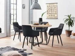 OTTO home Essgruppe 5 Stk. tlg. mit 4 Stühle