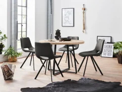 OTTO home Essgruppe 5 Stk. tlg. mit 4 Stühle