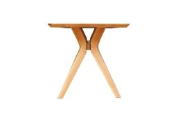 OTTO home Esstisch »Arco Küchentisch, Tisch, Speisetisch, Esszimmertisch, Familientisch« 4 cm Tischplatte, Eiche geölt, Schweizer Kante & gekreuzte Beine