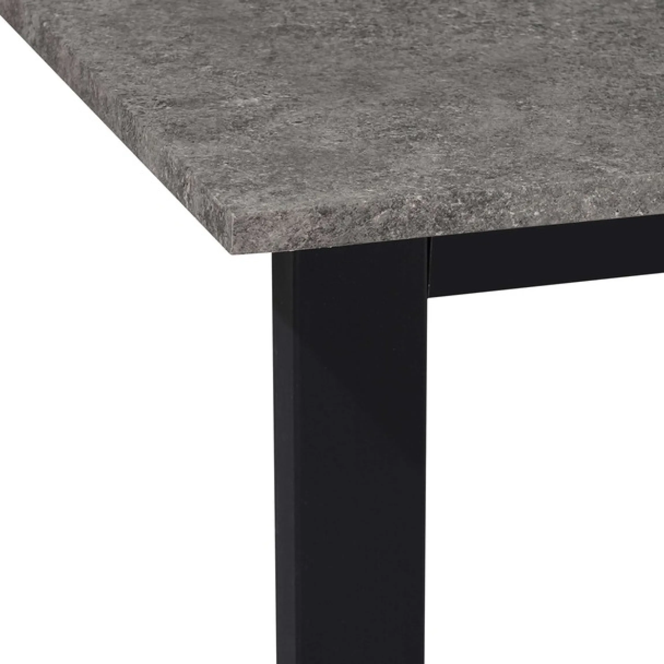 OTTO home Esstisch »Barcell« schwarzes Metallgestell, Plattenvarianten wählbar, sowie Größen
