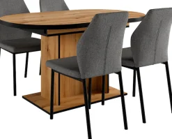 OTTO home Esstisch »Basel, Esstisch ausziehbar, in 2 Farben erhältlich« pflegeleichter Tisch, 140cm auf 180cm ausziehbar, verschiedene Farben
