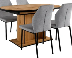 OTTO home Esstisch »Basel, Esstisch ausziehbar, in 2 Farben erhältlich« pflegeleichter Tisch, 140cm auf 180cm ausziehbar, verschiedene Farben