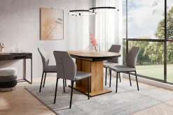 OTTO home Esstisch »Basel, Esstisch ausziehbar, in 2 Farben erhältlich« pflegeleichter Tisch, 140cm auf 180cm ausziehbar, verschiedene Farben