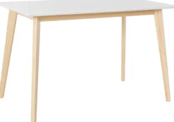 OTTO home Esstisch »Cody« mit Beinen aus Massivholz eckige MDF-Tischplatte, in 2 Farbvarianten