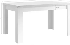 OTTO home Esstisch »Country 137 x 90 cm, Küchentisch, Esszimmertisch,« zweifarbig, rechteckig, Esstisch ausziehbar, erweiterbar auf 185 cm