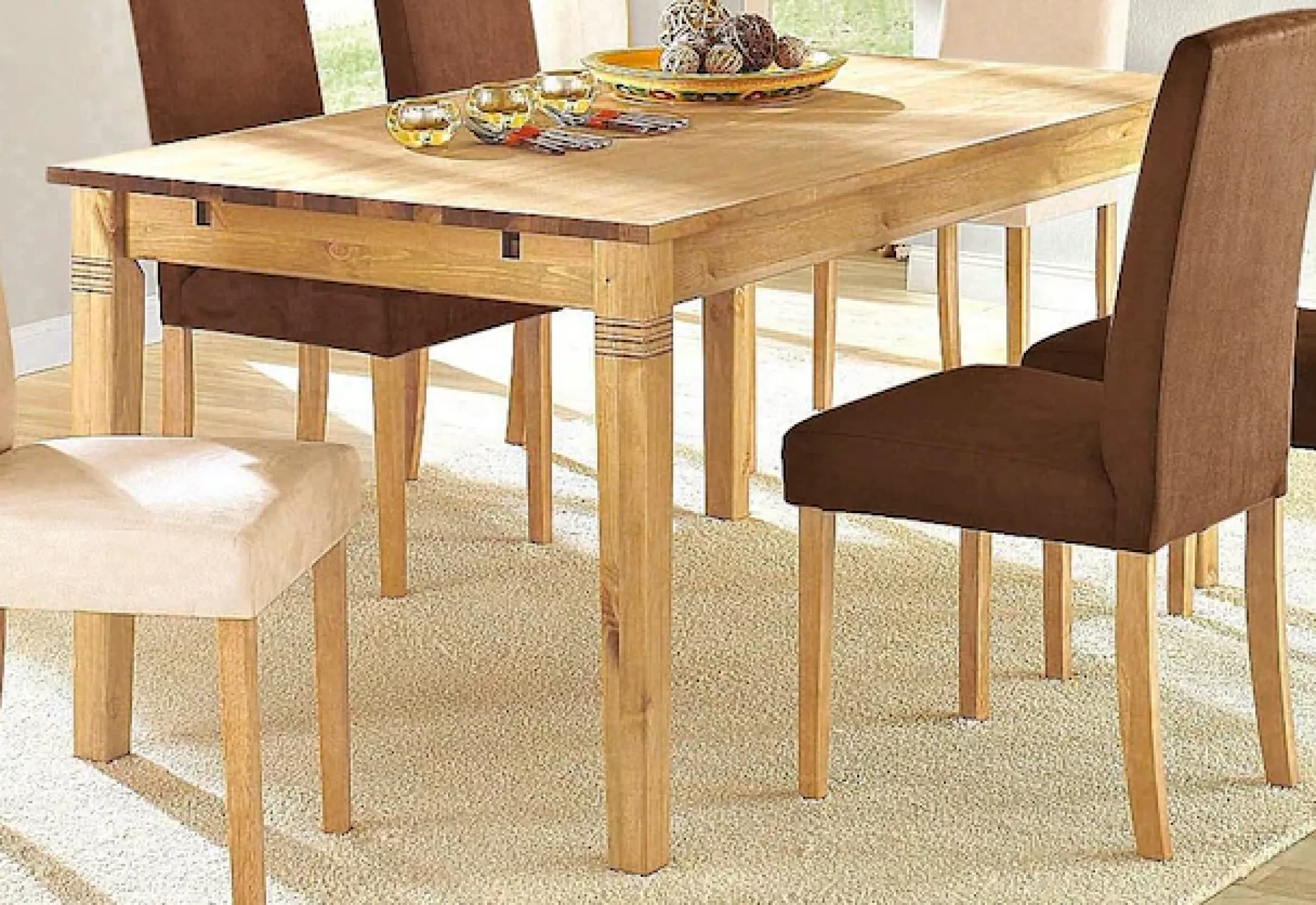 OTTO home Esstisch »Danuta, Tisch, Speisetisch« wahlweise mit Schublade, aus massiver Kiefer, FSC®-zertifiziert