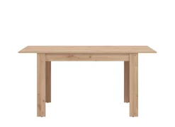 OTTO home Esstisch »Hamar Esszimmertisch 120x80, Weiß oder Eiche Holz Küchentisch« Verlängerbar durch Einlegeplatte,max. Breite 160 cm