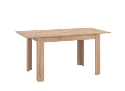 OTTO home Esstisch »Hamar Esszimmertisch 120x80, Weiß oder Eiche Holz Küchentisch« Verlängerbar durch Einlegeplatte,max. Breite 160 cm
