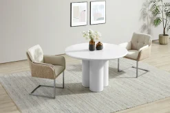 OTTO home Esstisch »Josselin« Industrial Look mit Zement-Optik, organischem Gestell