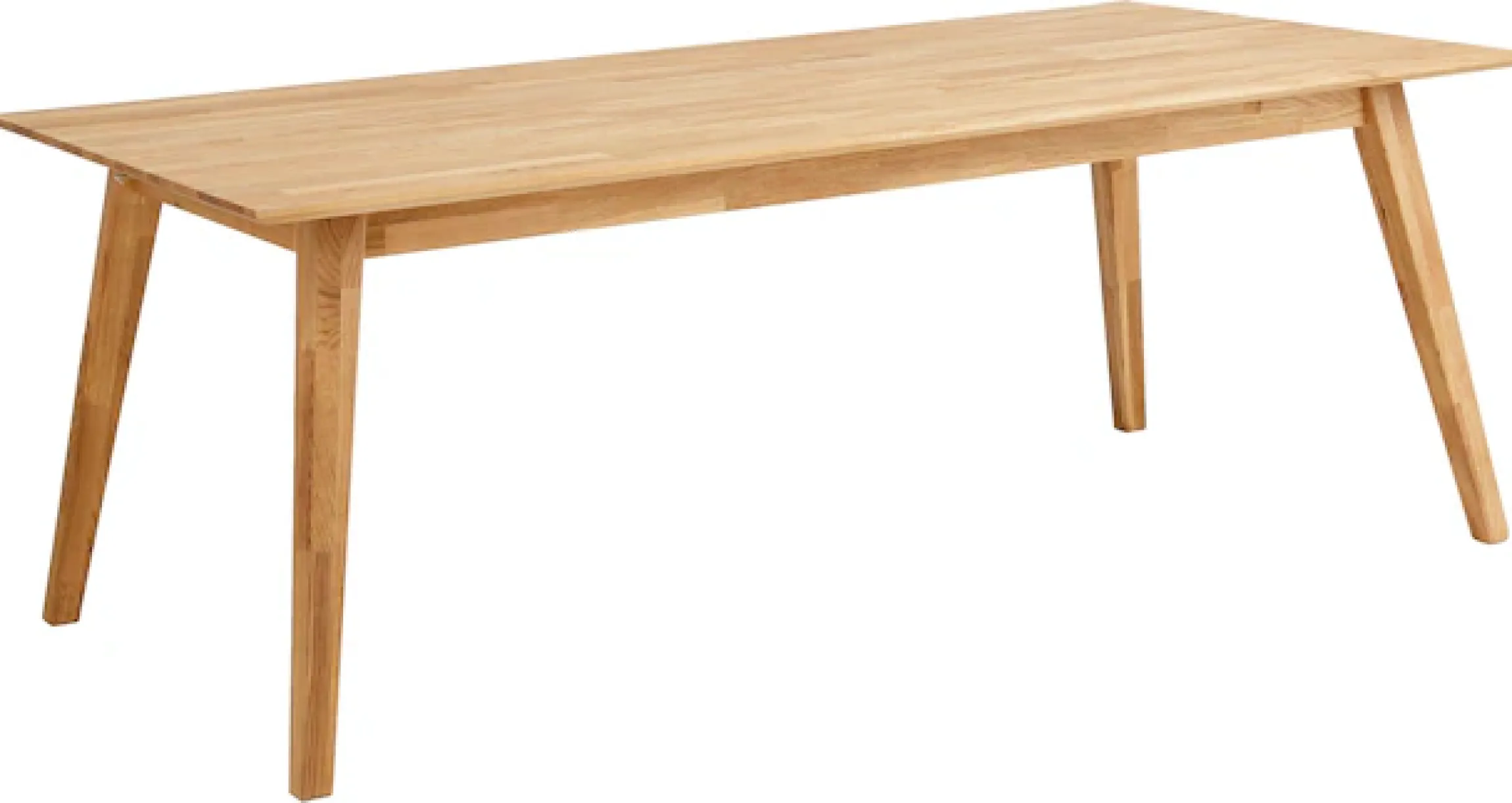 OTTO home Esstisch »Lake« Eiche massiv, Breite 150 cm, erweiterbar mit Ansteckplatten
