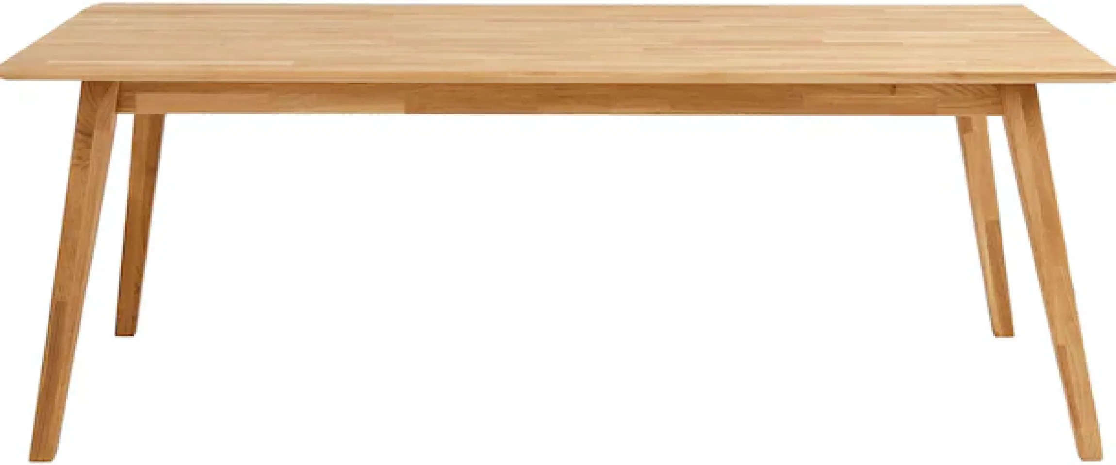 OTTO home Esstisch »Lake« Eiche massiv, Breite 150 cm, erweiterbar mit Ansteckplatten