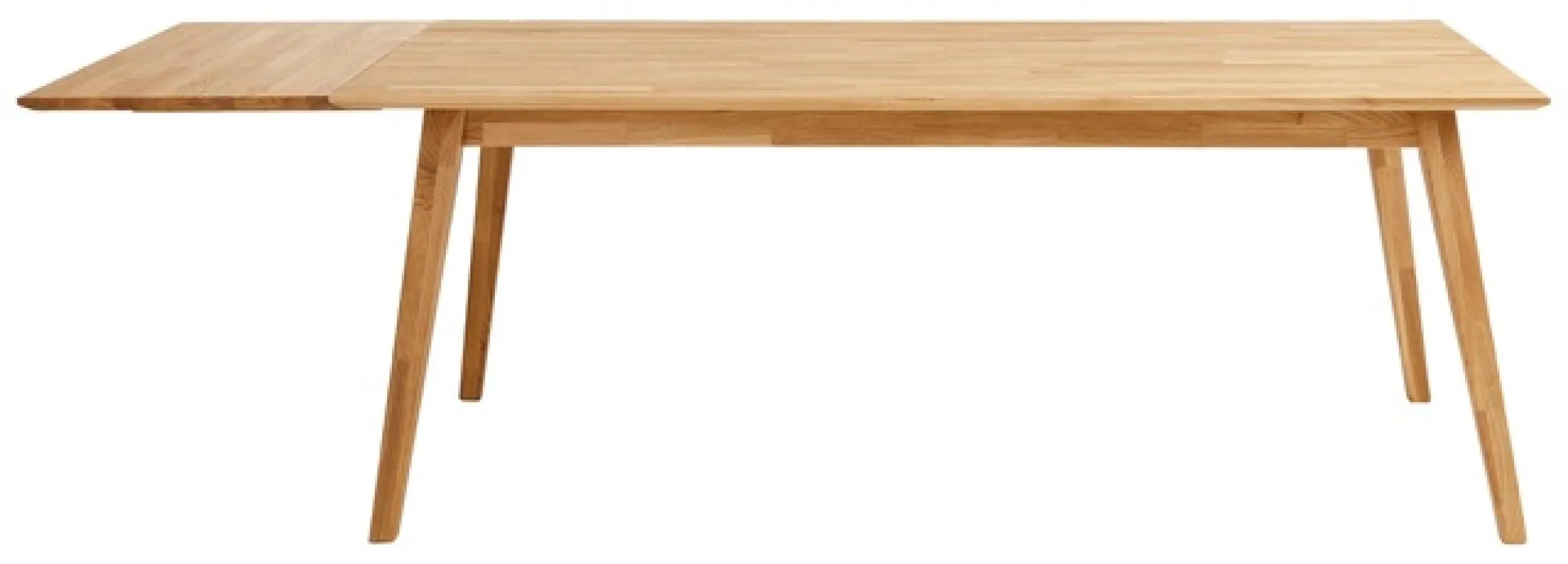 OTTO home Esstisch »Lake« Eiche massiv, Breite 150 cm, erweiterbar mit Ansteckplatten