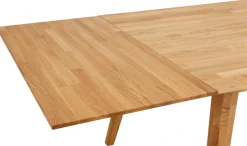 OTTO home Esstisch »Lake« Eiche massiv, Breite 150 cm, erweiterbar mit Ansteckplatten