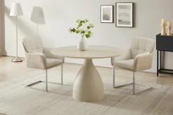 OTTO home Esstisch »Lealux« mit Sintersteinplatte, elegantem Gestell und pflegeleichter Oberfläche