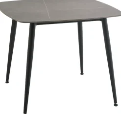 OTTO home Esstisch »Nora« 1 Stk. tlg. organisch-quadratischer Tisch 90x90cm in Sinterstein-Keramikoptik