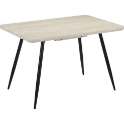OTTO home Esstisch »Ombrone« ausziehbar 120-160 cm, Synchronauszug, inkl Einlegeplatte, Breite 80cm