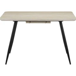 OTTO home Esstisch »Ombrone« ausziehbar 120-160 cm, Synchronauszug, inkl Einlegeplatte, Breite 80cm
