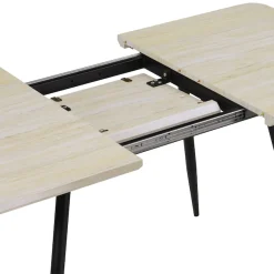 OTTO home Esstisch »Ombrone« ausziehbar 120-160 cm, Synchronauszug, inkl Einlegeplatte, Breite 80cm