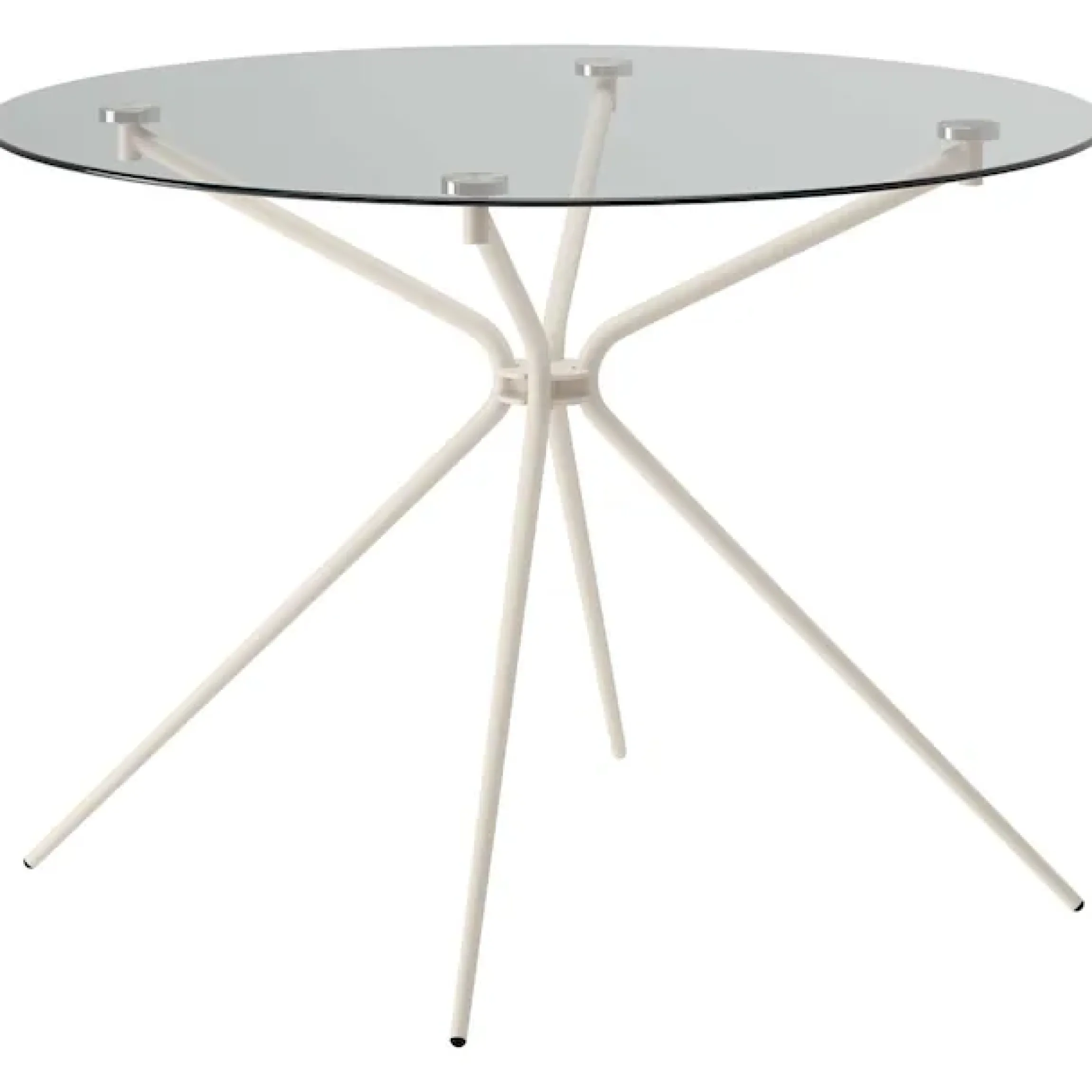 OTTO home Esstisch »Silvi, TOPSELLER!« Esstisch, Glastisch, Küchentisch, OTTOs Choice,rund, Ø110 cm, Metallgestell
