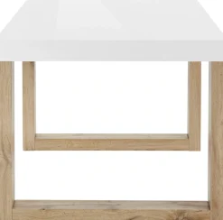 OTTO home Esstisch »Solid« weiße hochglanzfarbene Tischplatte, Breite 160 cm