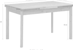 OTTO home Esstisch »Tirza, Tisch, Speisetisch« aus massiver Kiefer, FSC® zertifiziert, mit Auszugsfunktion