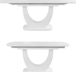 OTTO home Esstisch »Tisch Nia« inklusive Einlegeplatte, mit einer Hochglanz-Optik, Breite 160-200 cm