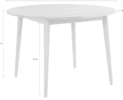 OTTO home Esstisch »Toarp« Massivholz Eiche Esszimmertisch im Scandi Look, FSC zertifiziert