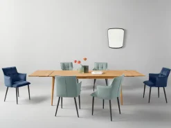 OTTO home Esstisch »Toarp« Massivholz Eiche Esszimmertisch im Scandi Look, FSC zertifiziert