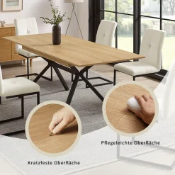 OTTO home Esstisch »Vendy« ausziehbarer Tisch mit pflegeleichter Oberfläche, 160-210 cm