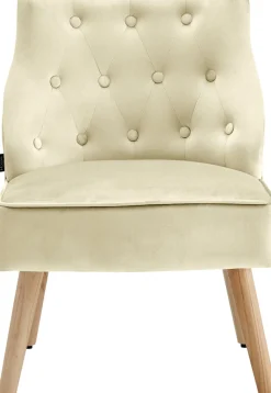 OTTO home Esszimmersessel »Emery« 2er Set, aus schönem weichen Samtvelours Bezug, Sitzhöhe 42 cm