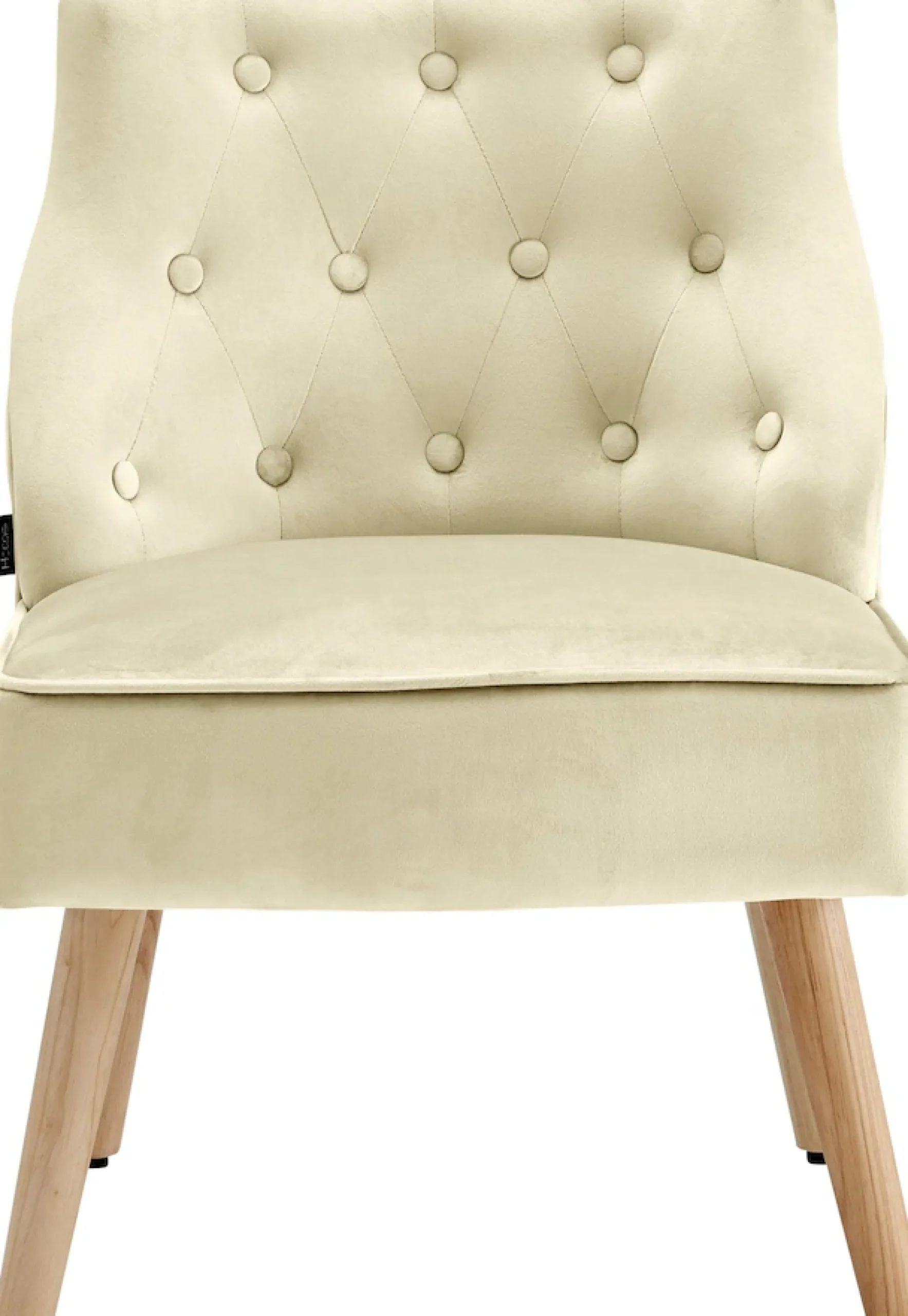 OTTO home Esszimmersessel »Emery« 2er Set, aus schönem weichen Samtvelours Bezug, Sitzhöhe 42 cm