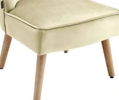 OTTO home Esszimmersessel »Emery« 2er Set, aus schönem weichen Samtvelours Bezug, Sitzhöhe 42 cm