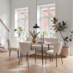 OTTO home Esszimmerstuhl »Aniene« () 2 Stk.Gepolsterte Rückenlehne und Sitzfläche, Sitzhöhe 49 cm