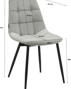 OTTO home Esszimmerstuhl »Arhus« (Set) 2 Stk.Küchenstuhl mit weichem Samtvelours Bezug, pflegeleichtes Material