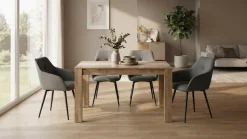 OTTO home Esszimmerstuhl »Azura« (Set) 2 Stk.Moderner Armlehnstuhl mit 360 Grad drehbarer Sitzschale in Webstoff