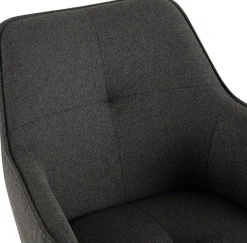OTTO home Esszimmerstuhl »Azura« (Set) 2 Stk.Moderner Armlehnstuhl mit 360 Grad drehbarer Sitzschale in Webstoff
