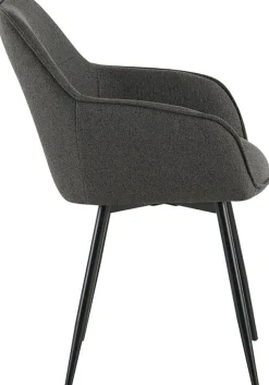 OTTO home Esszimmerstuhl »Azura« (Set) 2 Stk.Moderner Armlehnstuhl mit 360 Grad drehbarer Sitzschale in Webstoff